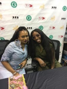 Estelle and Leisha at VP records